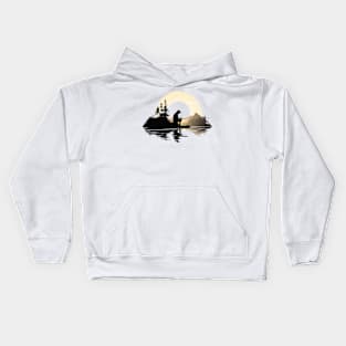 Bait, Wait, Celebrate Kids Hoodie